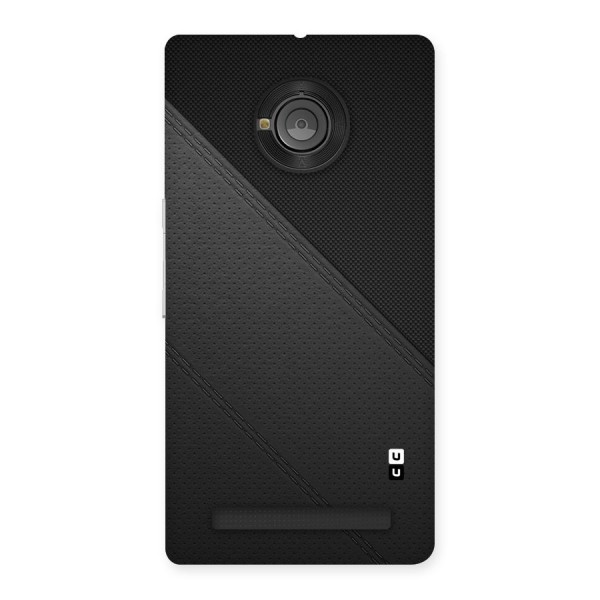 Black Polka Stripe Back Case for Yu Yuphoria