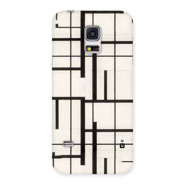 Black Unsymmetry Back Case for Galaxy S5 Mini