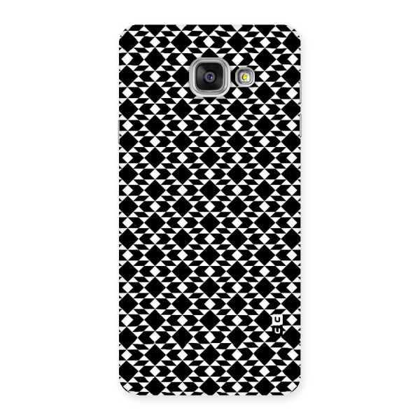 Black White Diamond Abstract Back Case for Galaxy A7 2016