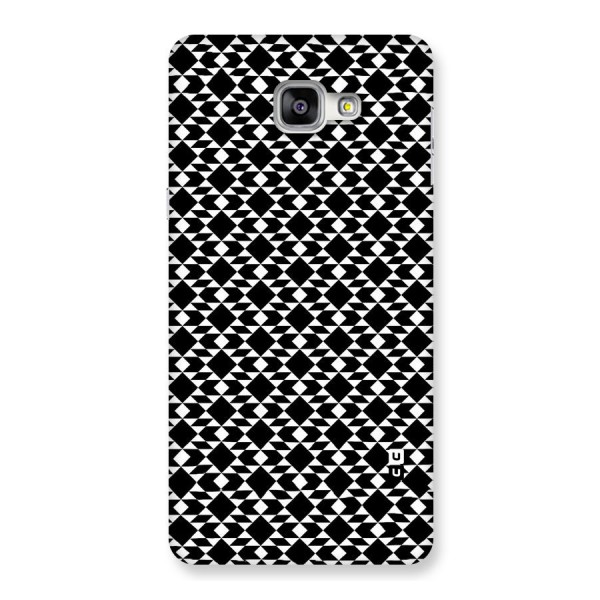 Black White Diamond Abstract Back Case for Galaxy A9