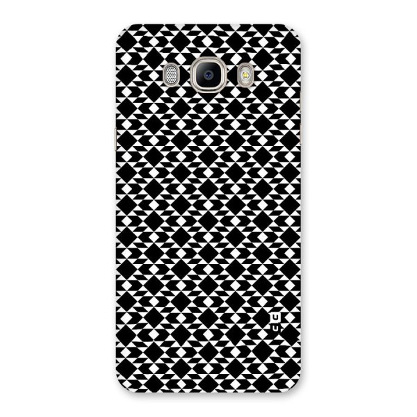 Black White Diamond Abstract Back Case for Galaxy On8