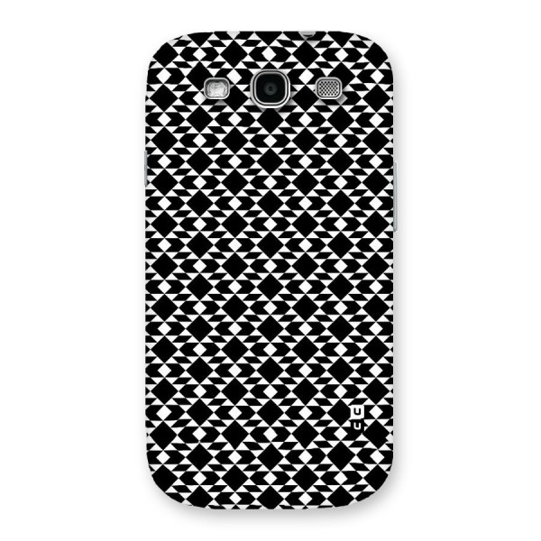 Black White Diamond Abstract Back Case for Galaxy S3 Neo