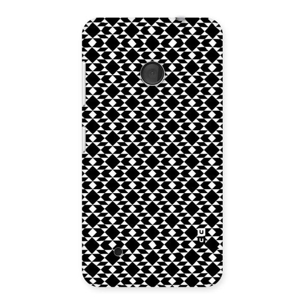 Black White Diamond Abstract Back Case for Lumia 530