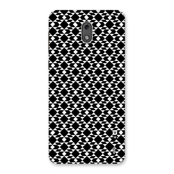 Black White Diamond Abstract Back Case for Nokia 2