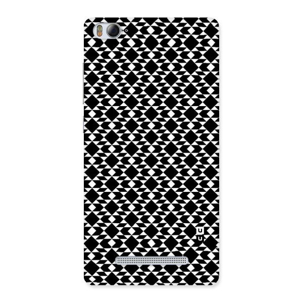 Black White Diamond Abstract Back Case for Xiaomi Mi4i