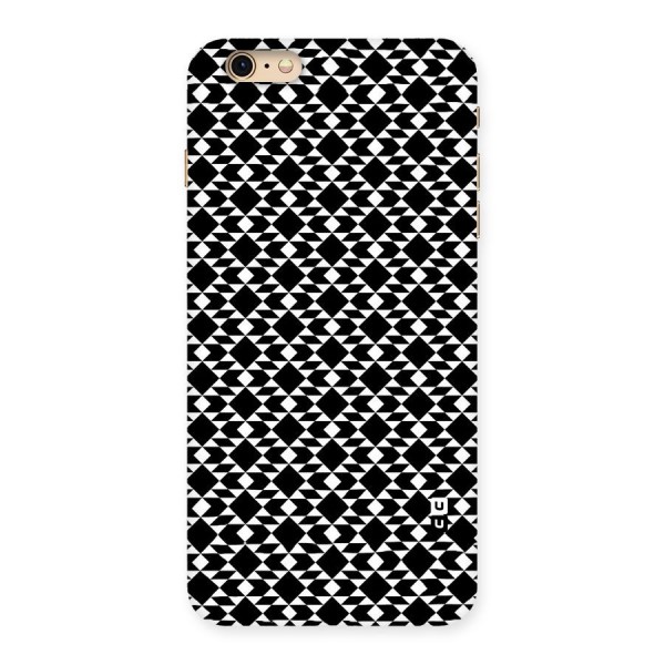 Black White Diamond Abstract Back Case for iPhone 6 Plus 6S Plus