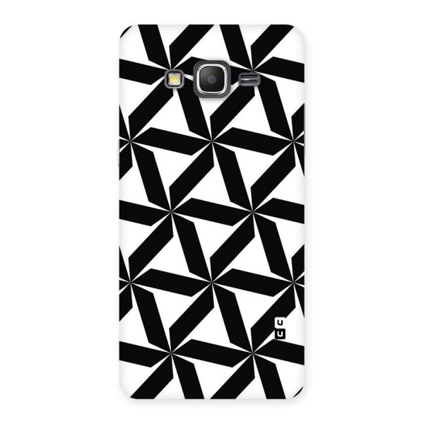 Black White Fan Design Back Case for Galaxy Grand Prime