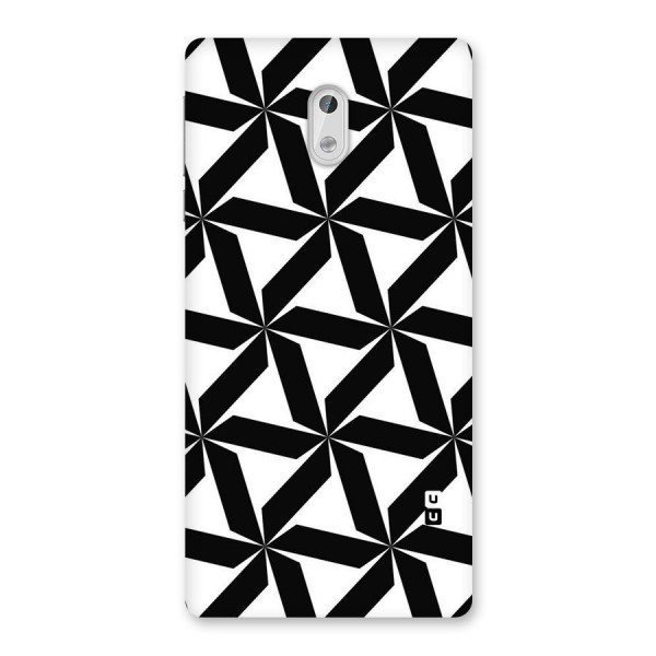 Black White Fan Design Back Case for Nokia 3