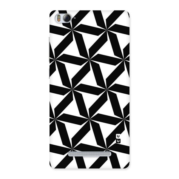 Black White Fan Design Back Case for Xiaomi Mi4i