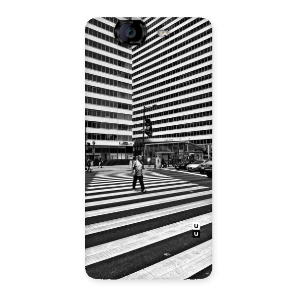 Black White Perspective Back Case for Canvas Knight A350