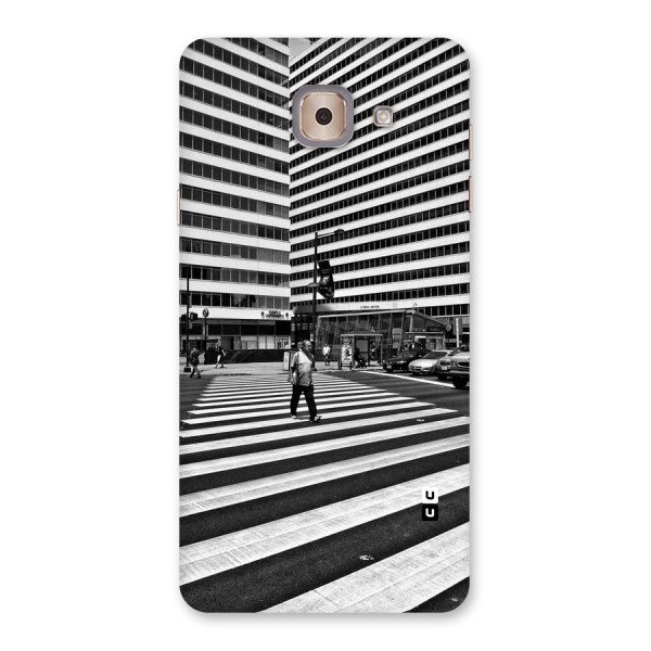 Black White Perspective Back Case for Galaxy J7 Max