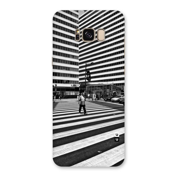 Black White Perspective Back Case for Galaxy S8 Plus