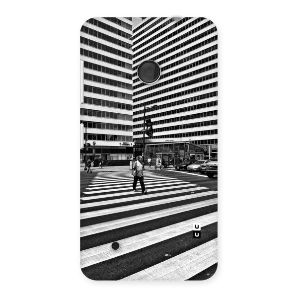 Black White Perspective Back Case for Lumia 530