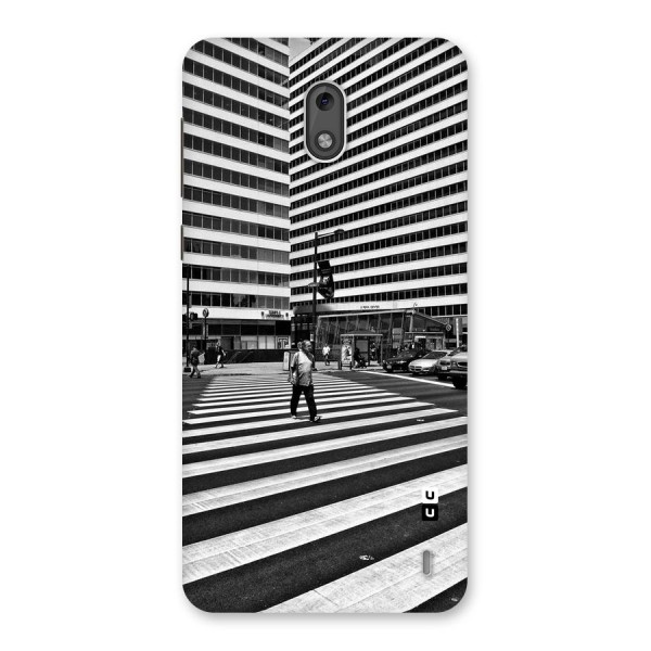 Black White Perspective Back Case for Nokia 2