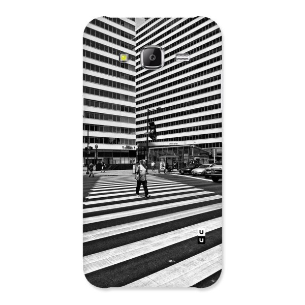 Black White Perspective Back Case for Samsung Galaxy J5