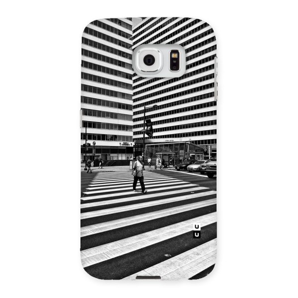 Black White Perspective Back Case for Samsung Galaxy S6