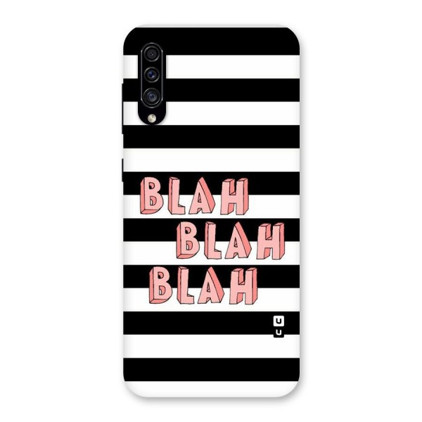 Blah Bold Stripes Back Case for Galaxy A30s