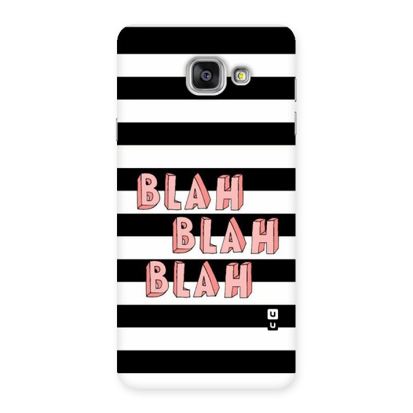 Blah Bold Stripes Back Case for Galaxy A7 2016