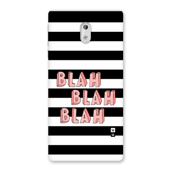 Blah Bold Stripes Back Case for Nokia 3