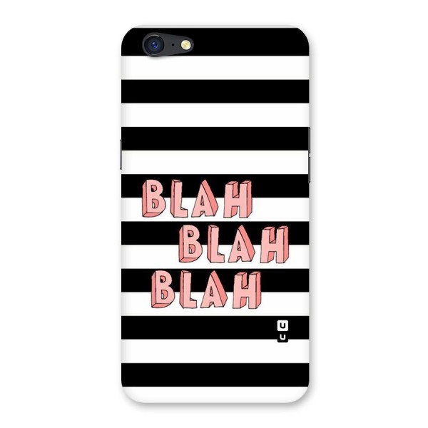 Blah Bold Stripes Back Case for Oppo A71