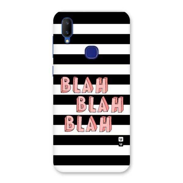 Blah Bold Stripes Back Case for Vivo V11