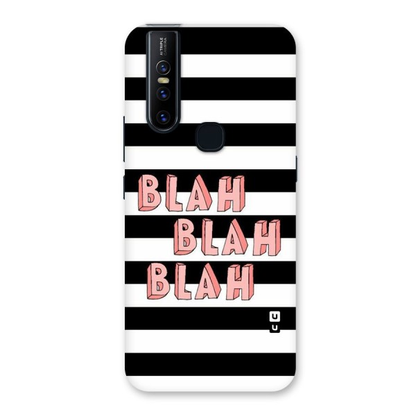 Blah Bold Stripes Back Case for Vivo V15