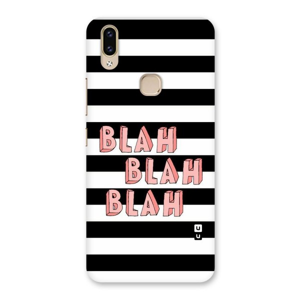 Blah Bold Stripes Back Case for Vivo V9