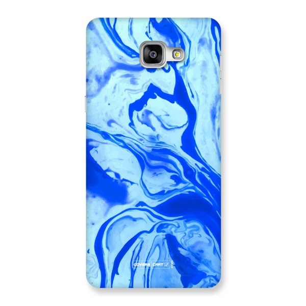 Blaze Blue Marble Texture Back Case for Galaxy A9