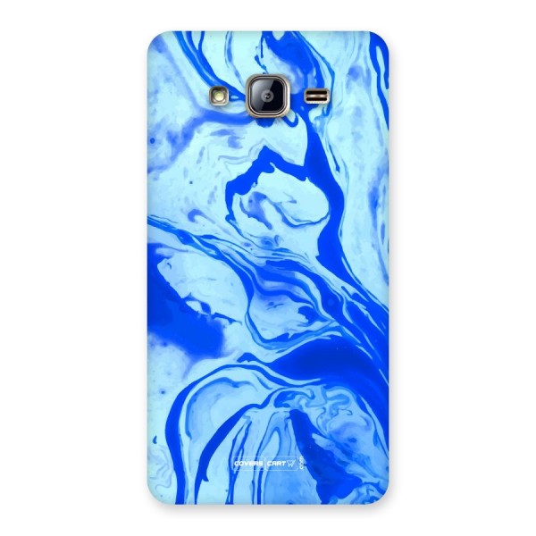 Blaze Blue Marble Texture Back Case for Galaxy On5