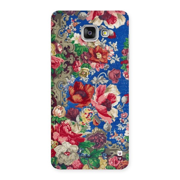 Block Printed Flowers Back Case for Galaxy A7 2016