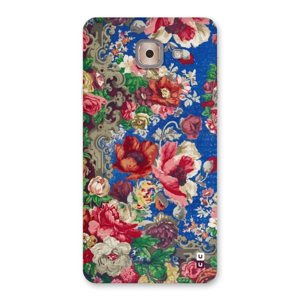 Block Printed Flowers Back Case for Galaxy J7 Max