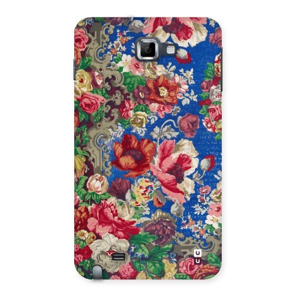 Block Printed Flowers Back Case for Galaxy Note