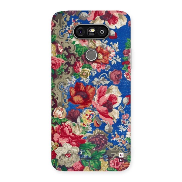 Block Printed Flowers Back Case for LG G5