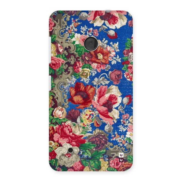 Block Printed Flowers Back Case for Lumia 530