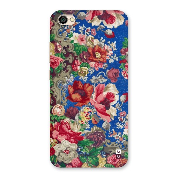 Block Printed Flowers Back Case for Redmi Y1 Lite