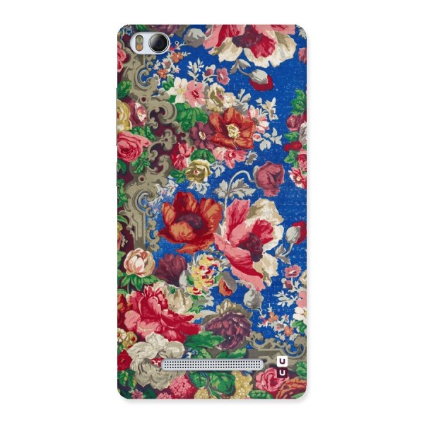 Block Printed Flowers Back Case for Xiaomi Mi4i