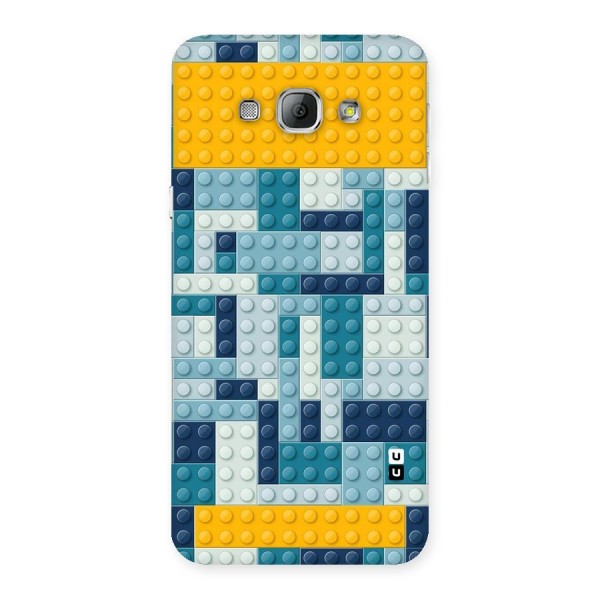 Blocks Blues Back Case for Galaxy A8