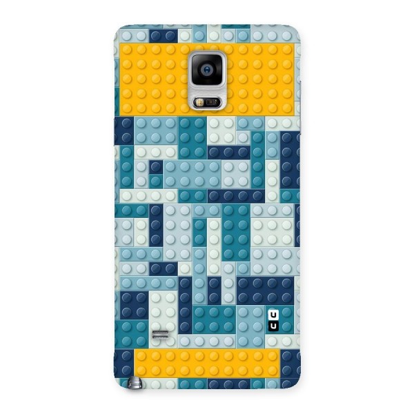 Blocks Blues Back Case for Galaxy Note 4