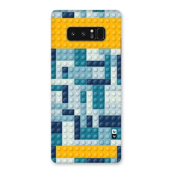 Blocks Blues Back Case for Galaxy Note 8