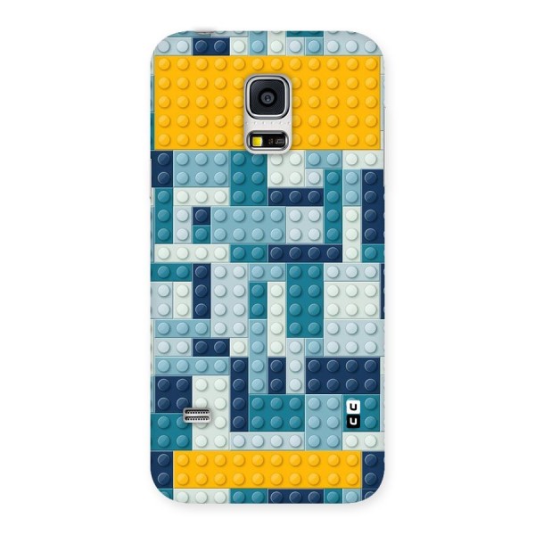 Blocks Blues Back Case for Galaxy S5 Mini