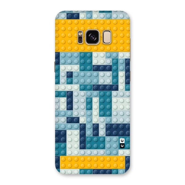 Blocks Blues Back Case for Galaxy S8