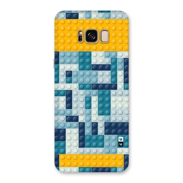 Blocks Blues Back Case for Galaxy S8 Plus