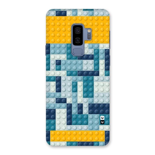 Blocks Blues Back Case for Galaxy S9 Plus