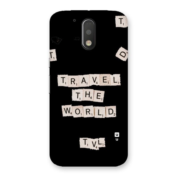 Blocks Travel Back Case for Motorola Moto G4