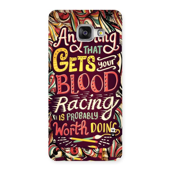 Blood Racing Back Case for Galaxy A3 2016