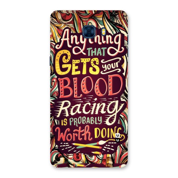 Blood Racing Back Case for Galaxy C7 Pro