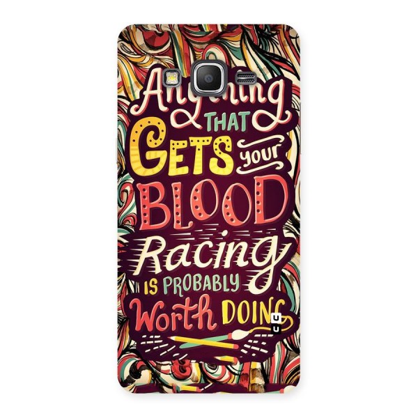 Blood Racing Back Case for Galaxy Grand Prime