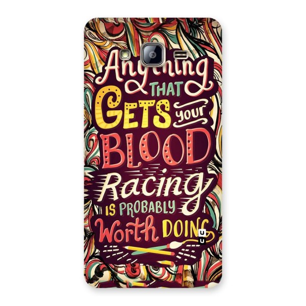 Blood Racing Back Case for Galaxy On5