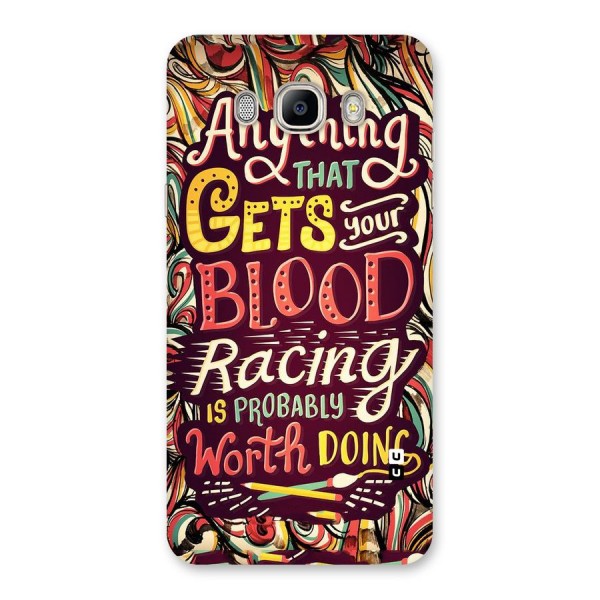 Blood Racing Back Case for Galaxy On8