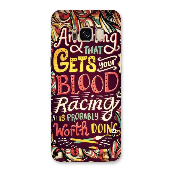 Blood Racing Back Case for Galaxy S8